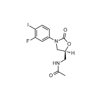 (S)-N-[3-(3-Fluoro-4-iodo-phenyl)-2-oxo-oxazolidin-5-ylmethyl]-acetamide