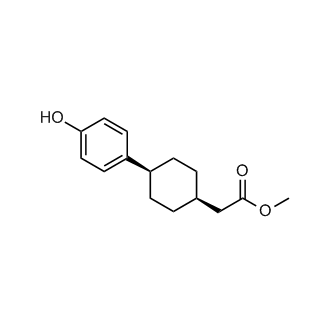 Methyl cis-4-(4-hydroxyphenyl)cyclohexaneacetate