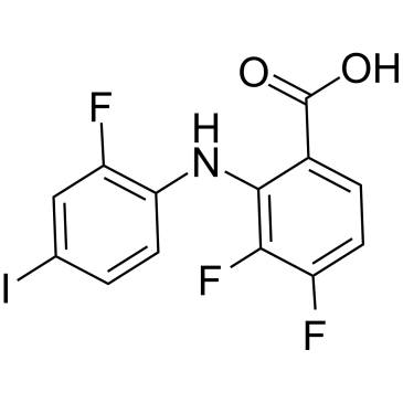 3,4-Difluoro-2-((2-fluoro-4-iodophenyl)amino)benzoic acid