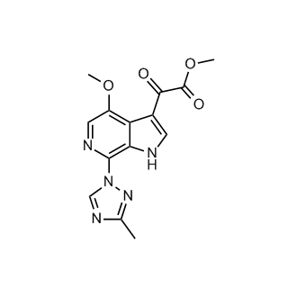 Methyl 2-(4-methoxy-7-(3-methyl-1H-1,2,4-triazol-1-yl)-1H-pyrrolo[2,3-c]pyridin-3-yl)-2-oxoacetate