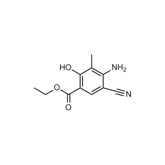 4-Amino-5-cyano-2-hydroxy-3-methyl-benzoic acid ethyl ester