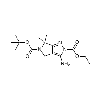5-tert-Butyl 2-ethyl 3-amino-6,6-dimethylpyrrolo[3,4-c]pyrazole-2,5(4H,6H)-dicarboxylate