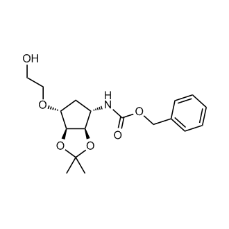 Benzyl ((3aR,4S,6R,6aS)-6-(2-hydroxyethoxy)-2,2-dimethyltetrahydro-3aH-cyclopenta[d][1,3]dioxol-4-yl)carbamate