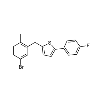 2-(5-Bromo-2-methylbenzyl)-5-(4-fluorophenyl]thiophene