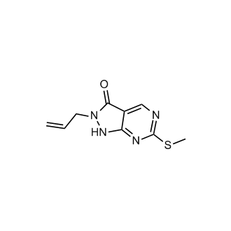 2-Allyl-6-(methylthio)-1H-pyrazolo[3,4-d]pyrimidin-3(2H)-one