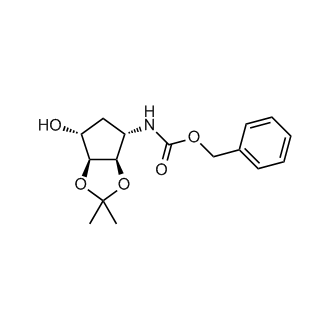 Benzyl((3aR,4S,6R,6aS)-6-hydroxy-2,2-dimethyltetrahydro-3aH-cyclopenta[d][1,3]dioxol-4-yl)carbamate