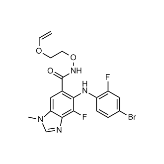 5-((4-Bromo-2-fluorophenyl)amino)-4-fluoro-1-methyl-N-(2-(vinyloxy)ethoxy)-1H-benzo[d]imidazole-6-carboxamide
