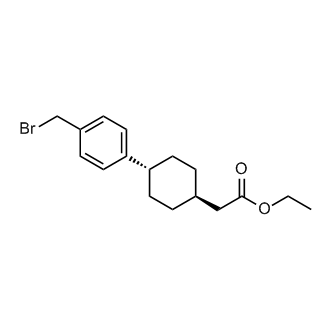 Ethyl 2-((trans-4-(4-(bromomethyl)phenyl)cyclohexyl)acetate