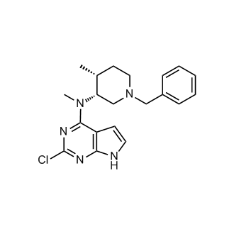 N-((3R,4R)-1-benzyl-4-methylpiperidin-3-yl)-2-chloro-N-methyl-7H-pyrrolo[2,3-d]pyrimidin-4-amine