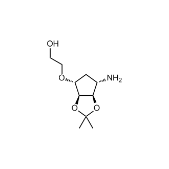 2-(((3aS,4R,6S,6aR)-6-amino-2,2-dimethyltetrahydro-3aH-cyclopenta[d][1,3]dioxol-4-yl)oxy)ethanol