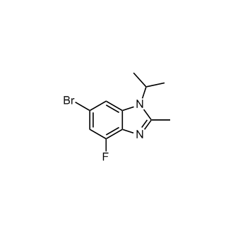 6-Bromo-4-fluoro-1-isopropyl-2-methyl-1H-benzo[d]imidazole