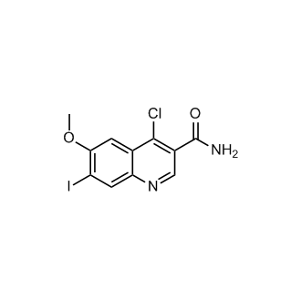 4-chloro-7-iodo-6-methoxyquinoline-3-carboxamide