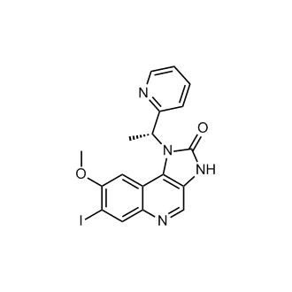 (R)-7-iodo-8-methoxy-1-(1-(pyridin-2-yl)ethyl)-1H-imidazo[4,5-c]quinolin-2(3H)-one