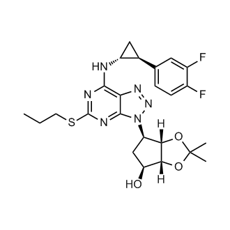 (3aR,4S,6R,6aS)-6-[7-[[(1R,2S)-2-(3,4-Difluorophenyl)cyclopropyl]amino]-5-(propylthio)-3H-1,2,3-triazolo[4,5-d]pyrimidin-3-yl]tetrahydro-2,2-dimethyl-4H-cyclopenta-1,3-dioxol-4-ol