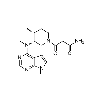 3-((3R,4R)-4-methyl-3-(methyl(7H-pyrrolo[2,3-d]pyrimidin-4-yl)amino)piperidin-1-yl)-3-oxopropanamide