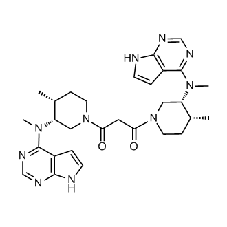 1,3-bis((3R,4R)-4-methyl-3-(methyl(7H-pyrrolo[2,3-d]pyrimidin-4-yl)amino)piperidin-1-yl)propane-1,3-dione
