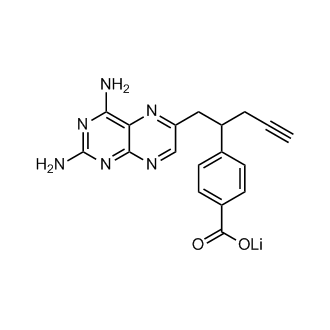 Lithium 4-(1-(2,4-diaminopteridin-6-yl)pent-4-yn-2-yl)benzoate