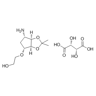2-(((3aS,4R,6S,6aR)-6-amino-2,2-dimethyltetrahydro-3aH-cyclopenta[d][1,3]dioxol-4-yl)oxy)ethanol (2R,3R)-2,3-dihydroxysuccinate