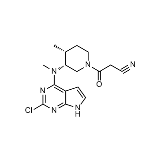 3-((3R,4R)-3-((2-chloro-7H-pyrrolo[2,3-d]pyrimidin-4-yl)(methyl)amino)-4-methylpiperidin-1-yl)-3-oxopropanenitrile