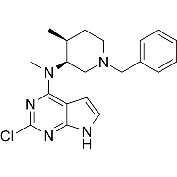N-((3S,4S)-1-benzyl-4-methylpiperidin-3-yl)-2-chloro-N-methyl-7H-pyrrolo[2,3-d]pyrimidin-4-amine