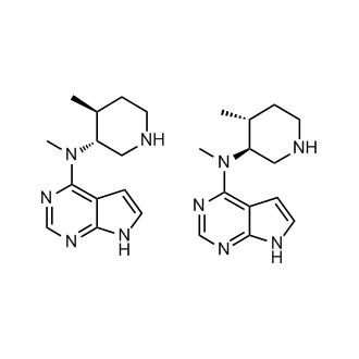 N-methyl-N-((3R,4S)-4-methylpiperidin-3-yl)-7H-pyrrolo[2,3-d]pyrimidin-4-amine compound with N-methyl-N-((3S,4R)-4-methylpiperidin-3-yl)-7H-pyrrolo[2,3-d]pyrimidin-4-amine(1:1)