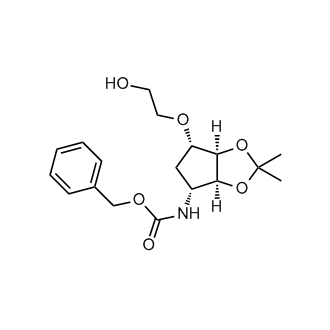 Benzyl ((3aS,4R,6S,6aR)-6-(2-hydroxyethoxy)-2,2-dimethyltetrahydro-3aH-cyclopenta[d][1,3]dioxol-4-yl)carbamate