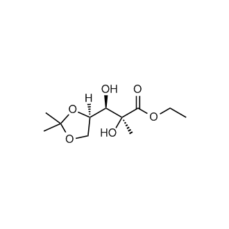 Ethyl (2S,3R)-3-((R)-2,2-dimethyl-1,3-dioxolan-4-yl)-2,3-dihydroxy-2-methylpropanoate
