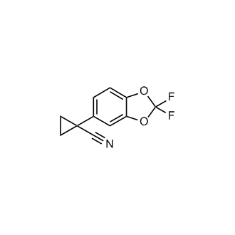 1-(2,2-Difluorobenzo[d][1,3]dioxol-5-yl)cyclopropanecarbonitrile
