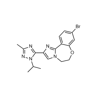 9-Bromo-2-(1-isopropyl-3-methyl-1H-1,2,4-triazol-5-yl)-5,6-dihydrobenzo[f]imidazo[1,2-d][1,4]oxazepine