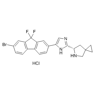 (S)-6-(5-(7-bromo-9,9-difluoro-9H-fluoren-2-yl)-1H-imidazol-2-yl)-5-azaspiro[2.4]heptane hydrochloride