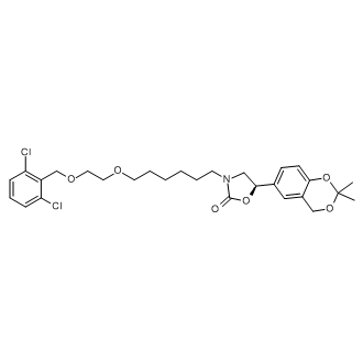 (R)-3-(6-(2-((2,6-dichlorobenzyl)oxy)ethoxy)hexyl)-5-(2,2-dimethyl-4H-benzo[d][1,3]dioxin-6-yl)oxazolidin-2-one