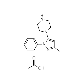 1-(3-Methyl-1-phenyl-1H-pyrazol-5-yl)piperazine acetate