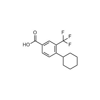4-Cyclohexyl-3-(trifluoromethyl)benzoic acid