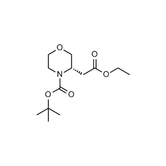 (S)-tert-Butyl 3-(2-ethoxy-2-oxoethyl)morpholine-4-carboxylate