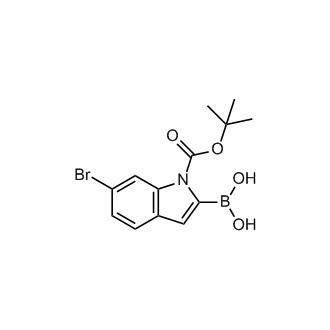 (6-Bromo-1-(tert-butoxycarbonyl)-1H-indol-2-yl)boronic acid