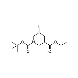 1-tert-Butyl 3-ethyl 5-fluoropiperidine-1,3-dicarboxylate