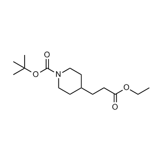 Ethyl 3-(N-BOC-piperidin-4-yl)propioate
