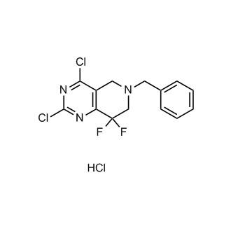 6-Benzyl-2,4-dichloro-8,8-difluoro-5,6,7,8-tetrahydropyrido[4,3-d]pyrimidine hydrochloride
