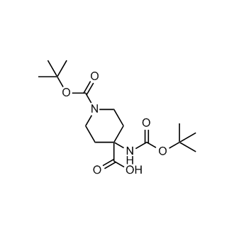 N-BOC-Amino-(4-N-BOC-piperidinyl)carboxylic acid