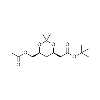 tert-Butyl (4R-cis)-6-[(acetyloxy)methyl]-2,2-dimethyl-1,3-dioxane-4-acetate