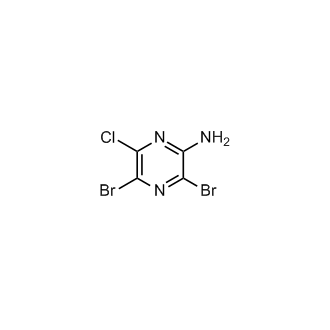 3,5-Dibromo-6-chloropyrazin-2-amine
