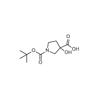 1-[(tert-butoxy)carbonyl]-3-hydroxypyrrolidine-3-carboxylic acid