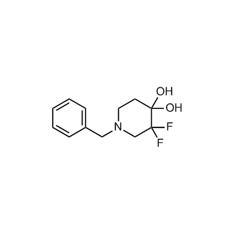 1-Benzyl-3,3-difluoropiperidine-4,4-diol