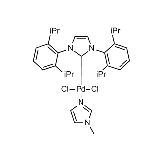 (SP-4-1)-[1,3-Bis[2,6-bis(1-methylethyl)phenyl]-1,3-dihydro-2H-imidazol-2-ylidene]dichloro(1-methyl-1H-imidazole-κN3)palladium