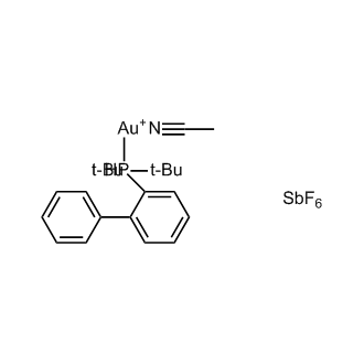 (Acetonitrile)[(2-biphenyl)di-tert-butylphosphine]gold(I) hexafluoroantimonate
