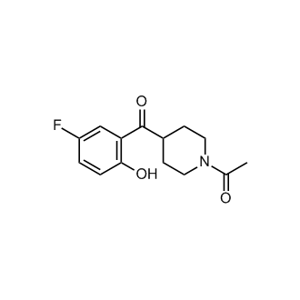 1-[4-(5-Fluoro-2-hydroxybenzoyl)-1-piperidinyl]-ethanone