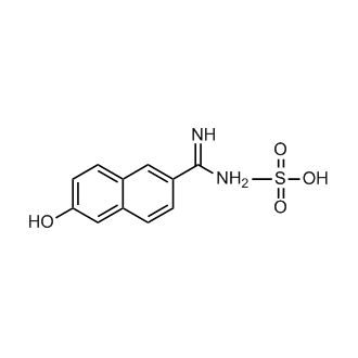 6-Hydroxy-2-naphthimidamide methanesulfonate salt