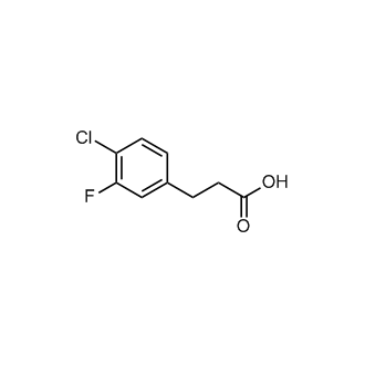 3-(4-Chloro-3-fluorophenyl)propionic acid