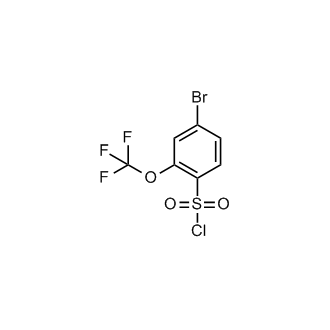 4-Bromo-2-(trifluoromethoxy)benzene-1-sulfonyl chloride