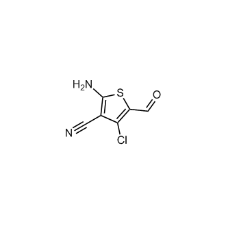 2-Amino-4-chloro-3-cyano-5-formylthiophene